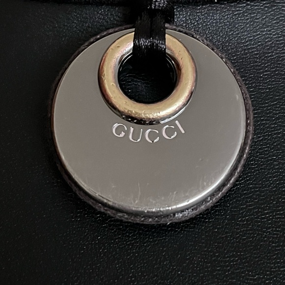 Authentic Gucci Logo Silver Charm (upcycled hardware from a Gucci handbag) - Picture 8 of 16